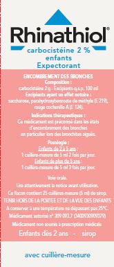 Rhinathiol 2% Children Sugar Free